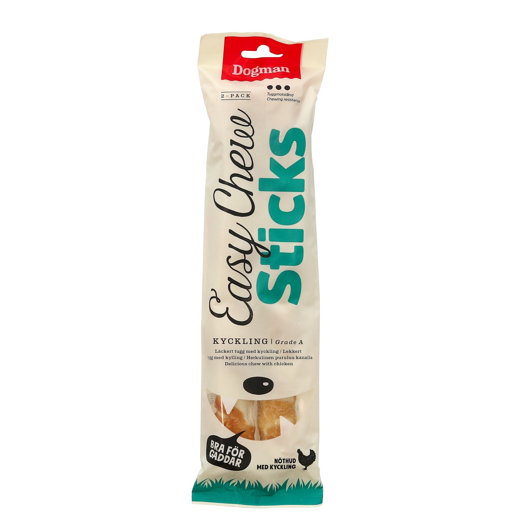 Easychew Sticks Med Kyckling 2p Vit 25cm