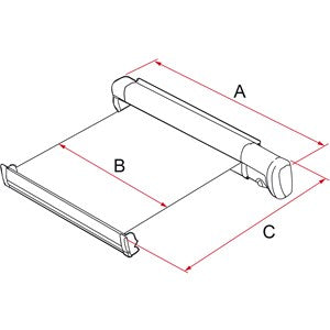 Fiamma laatikkomarkiisi F45s Titanium. 260 x 200 cm