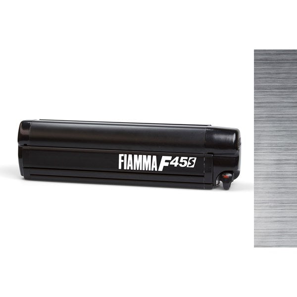 Fiamma laatikkomarkiisi F45s Deep Black. 190 x 100 cm.