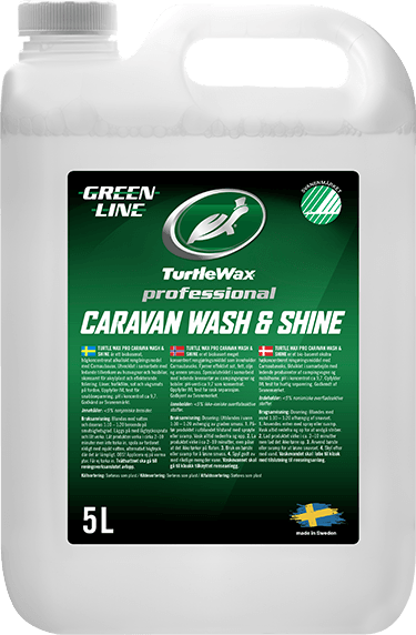 Turtle Caravan Wash & Shine Greenline. Upottaa. 5 litraa.