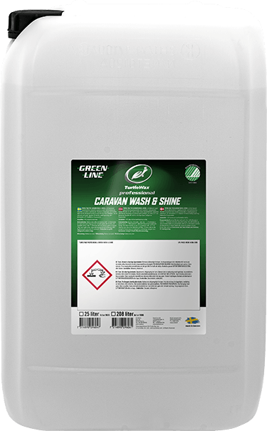 Turtle Caravan Wash & Shine Greenline. Upottaa. 25 litraa.