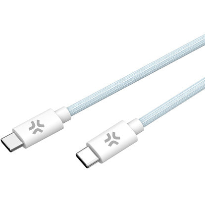 USB-C - USB-C-kabel 60W 1,5 m Ljusblå