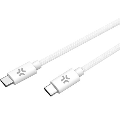 USB-C - USB-C-kabel 60W 1,5 m Vit