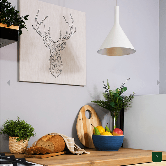 Kattovalaisin Design Pendel White