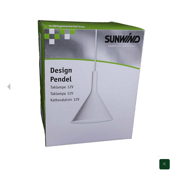 Kattovalaisin Design Pendel White