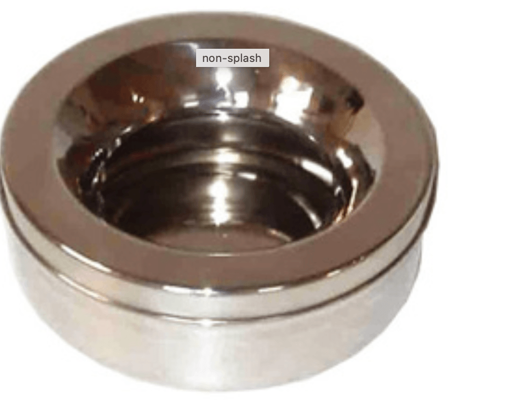 Non Splash kulho metalli 1,2 L