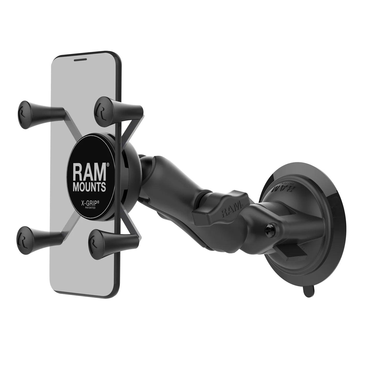 RAM® X-Grip® -puhelinteline ja RAM® Twist-Lock™ -imukuppi 