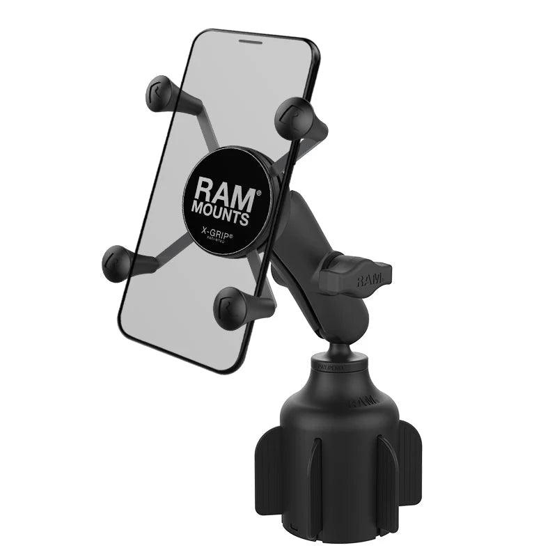 RAM® X-Grip® -puhelinteline, jossa on RAM® Stubby™ -kuppipidike