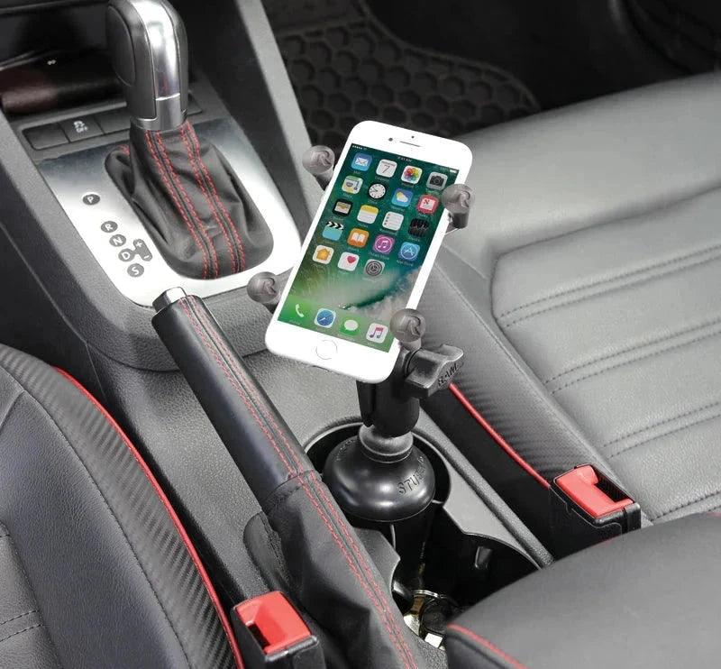 RAM® X-Grip® Phone Mount with RAM® Stubby™ Cup Holder Base