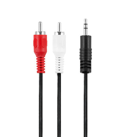 3,5mm - 2 RCA Hane-Hane 2.5m