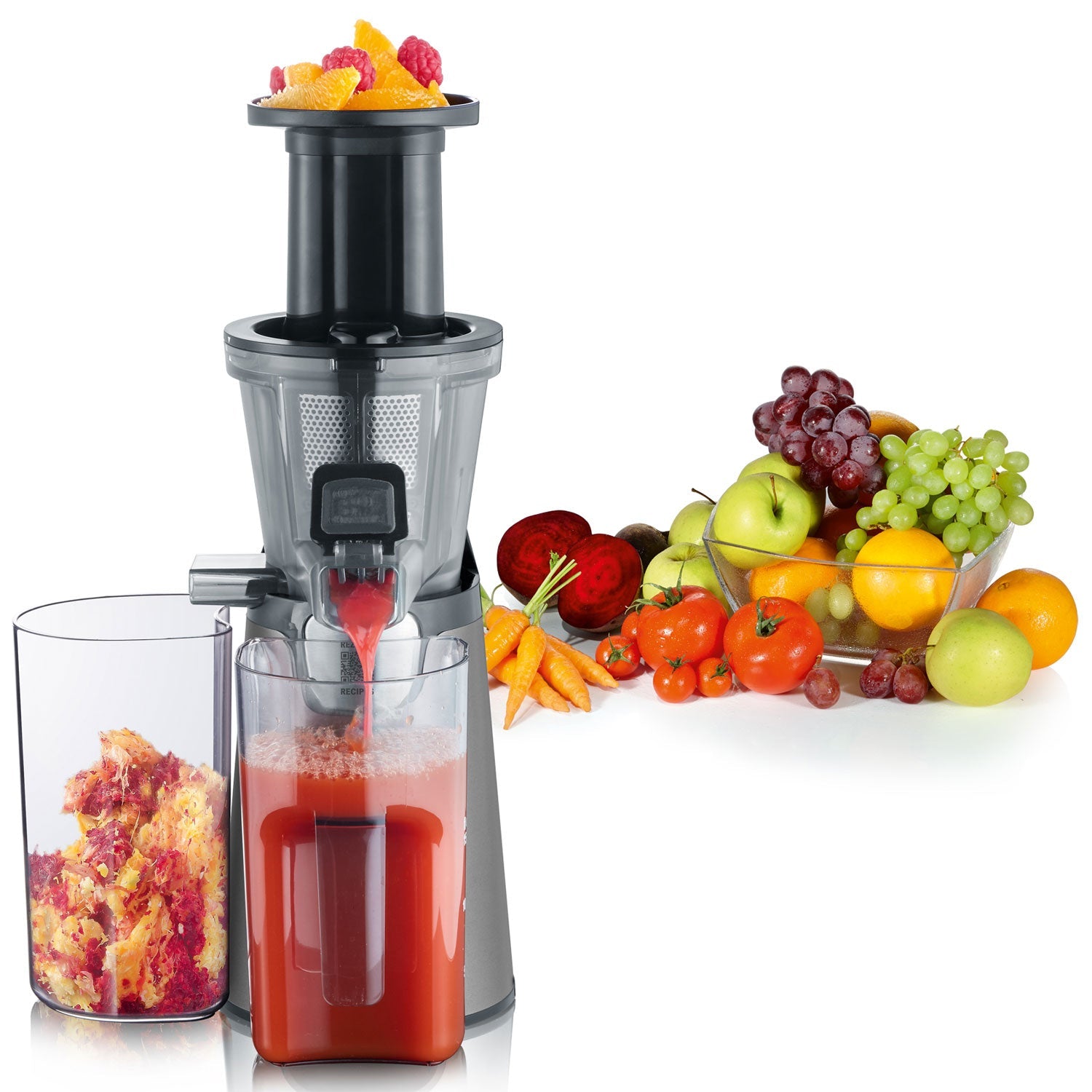 Severin Slow Juicer Stående, sorbet funktion, ES3571