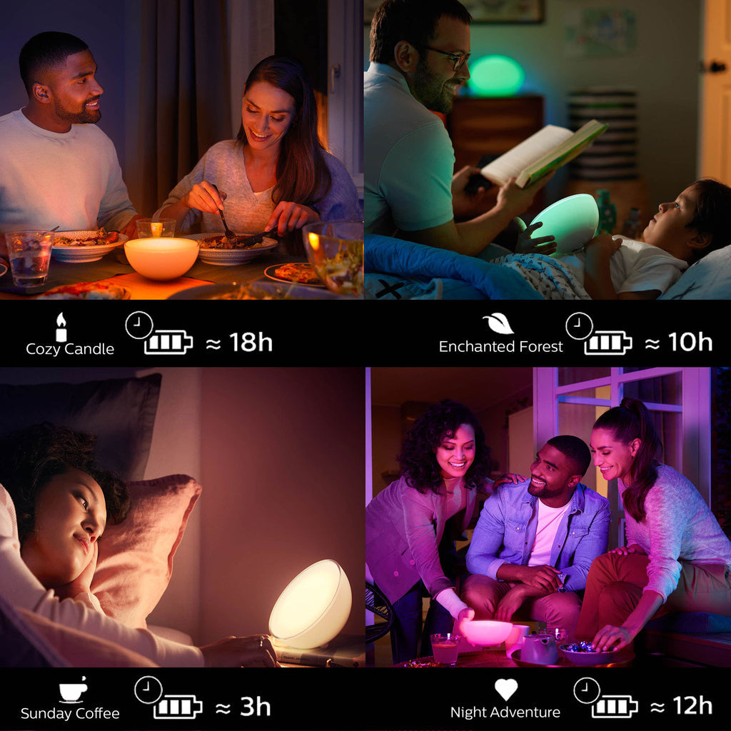 Philips hue Go Color Laddningsbar lampa