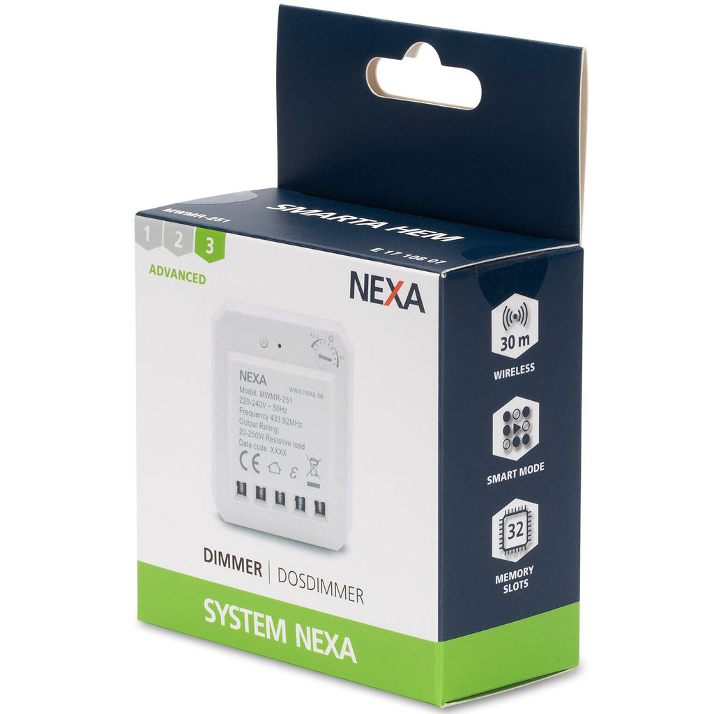 Nexa MWMR-251 Dosdimmer för strömbr