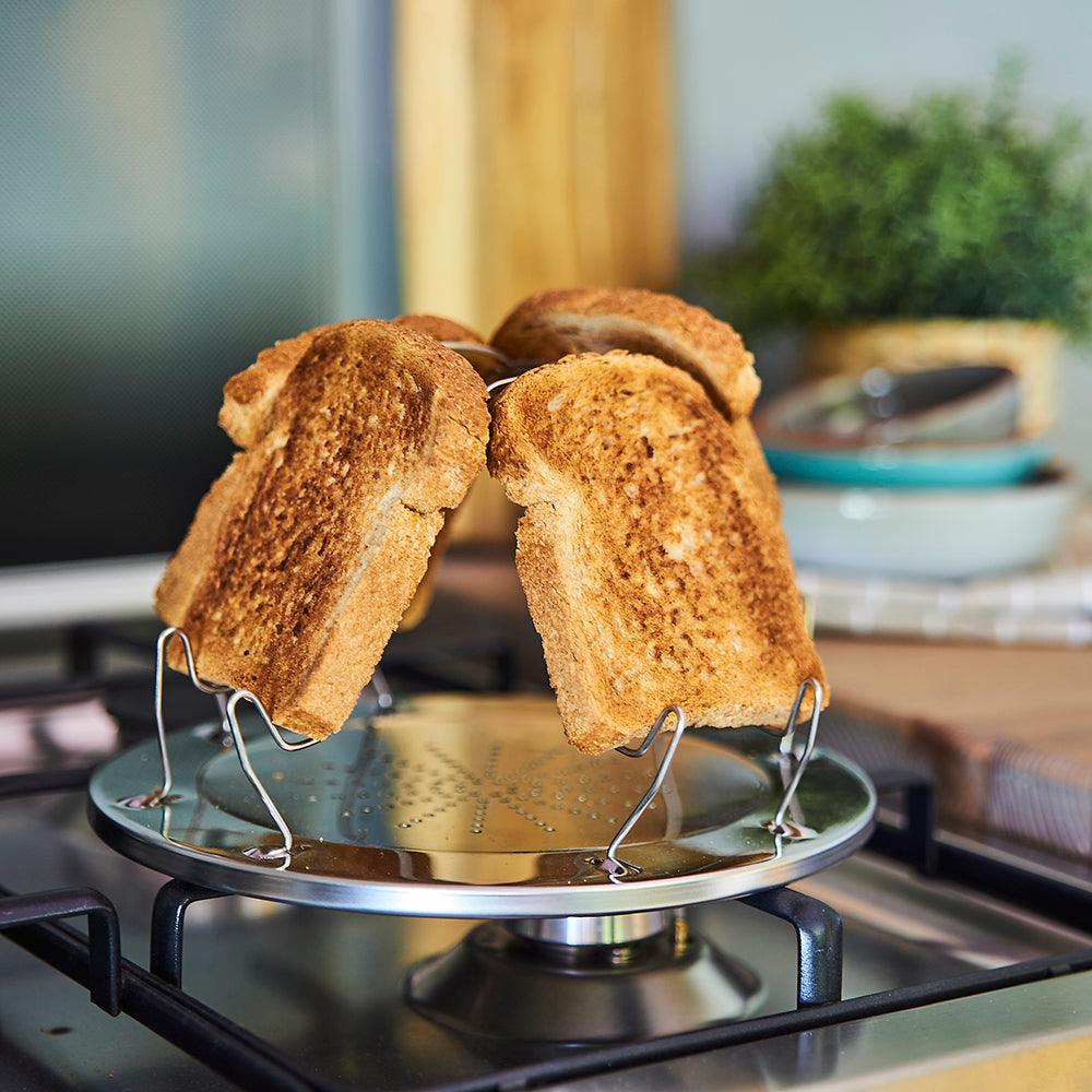 Brödrost Toaster för gasollåga