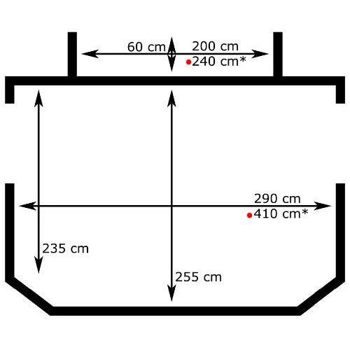 Svenska-Tält Standby 4000 Burspråk Bredd 410cm