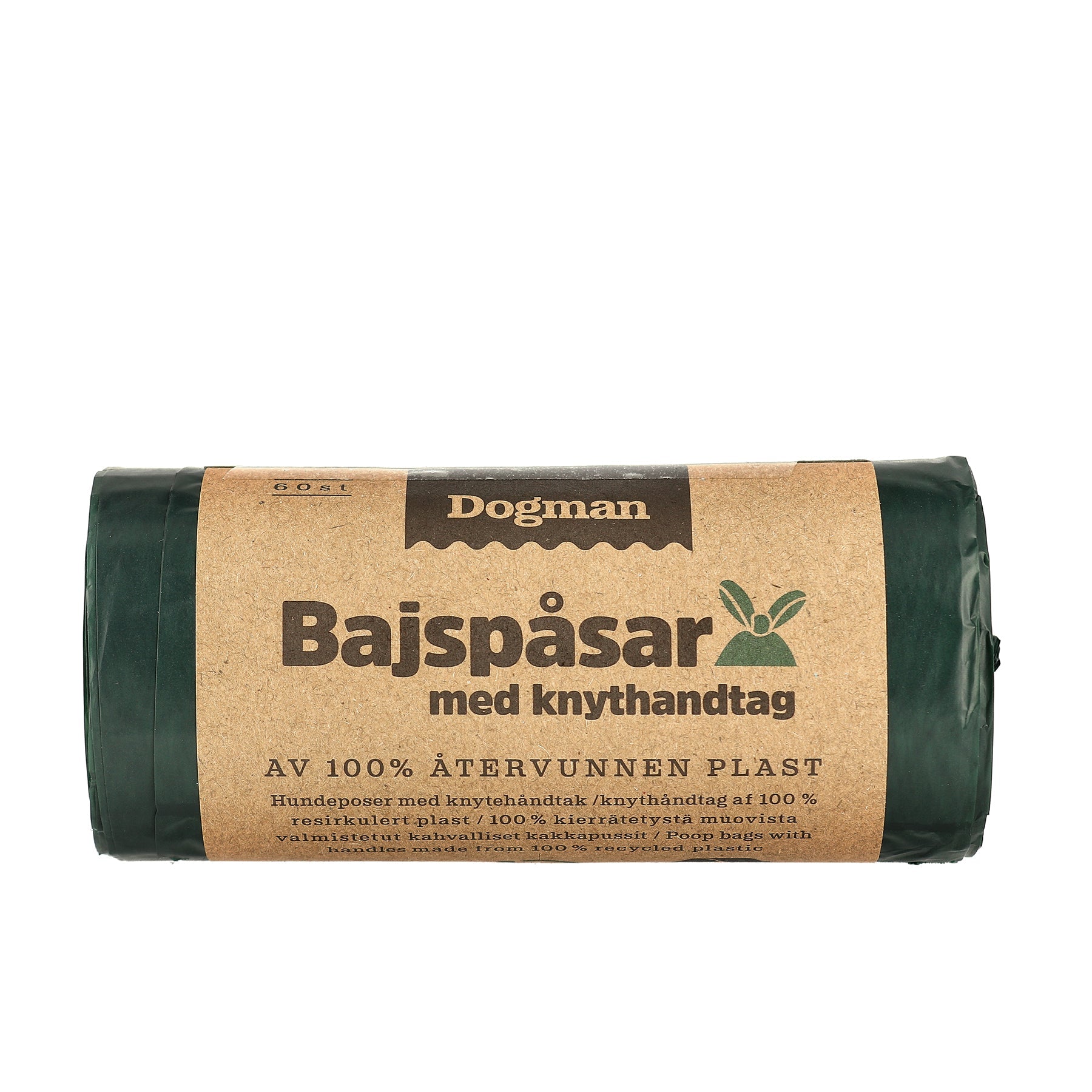 Bajspåsar Av 100% återvunnen Plast 60p