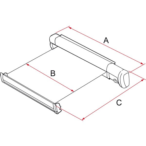 Fiamma boxmarkis F45s Titanium. 190 x 100 cm