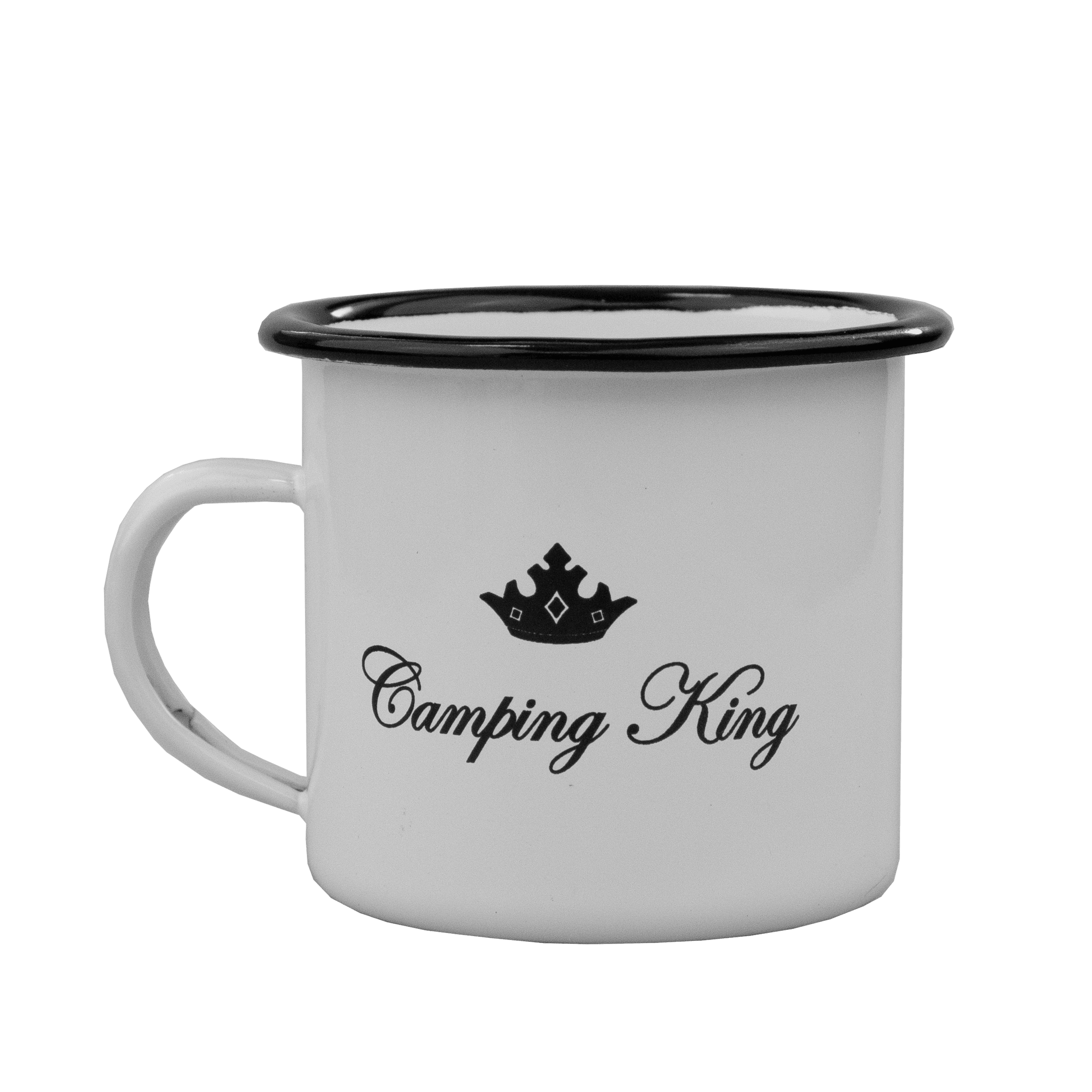 Royal Camping King plåtmugg.