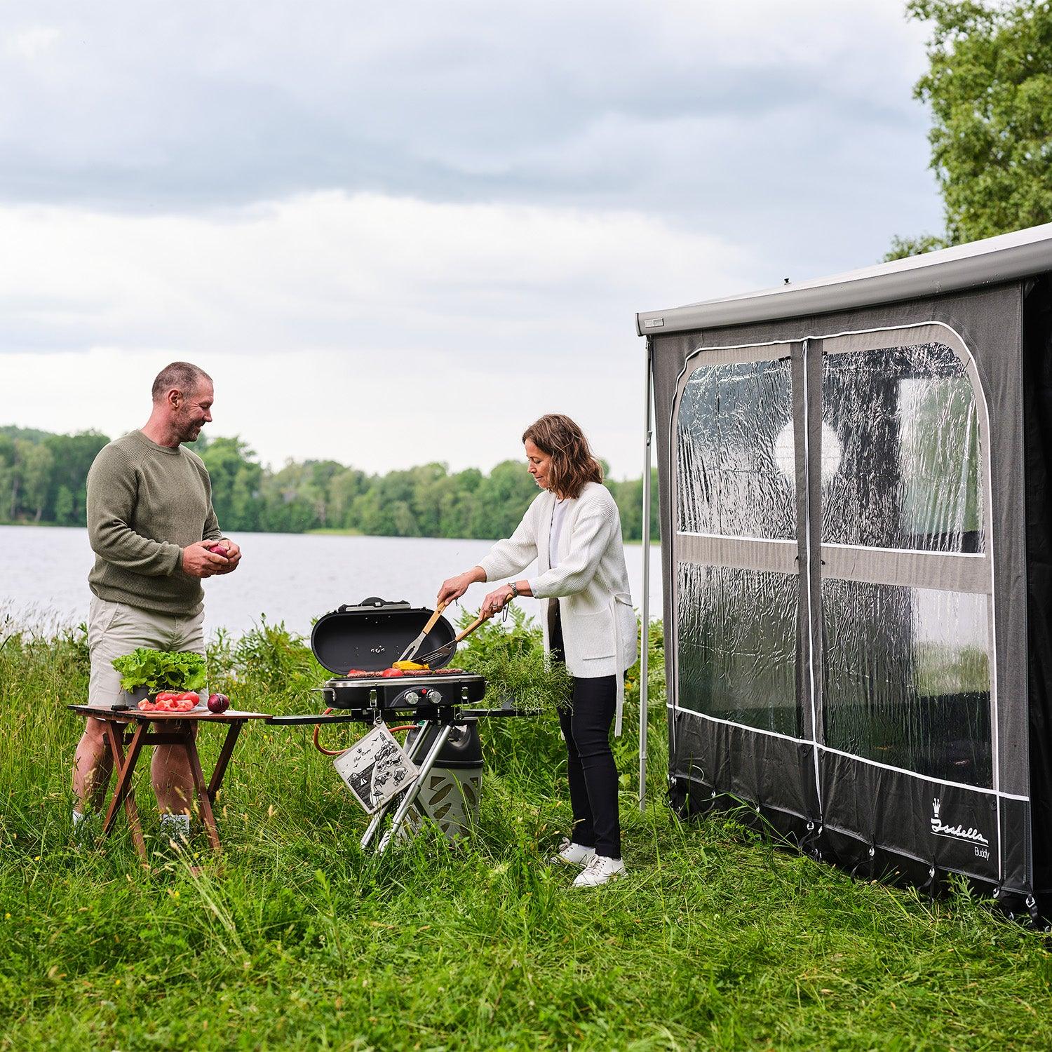 Gasolgrill med ben Royal Camping