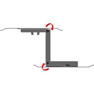 TV-fäste alphatronics Slim Mount 160