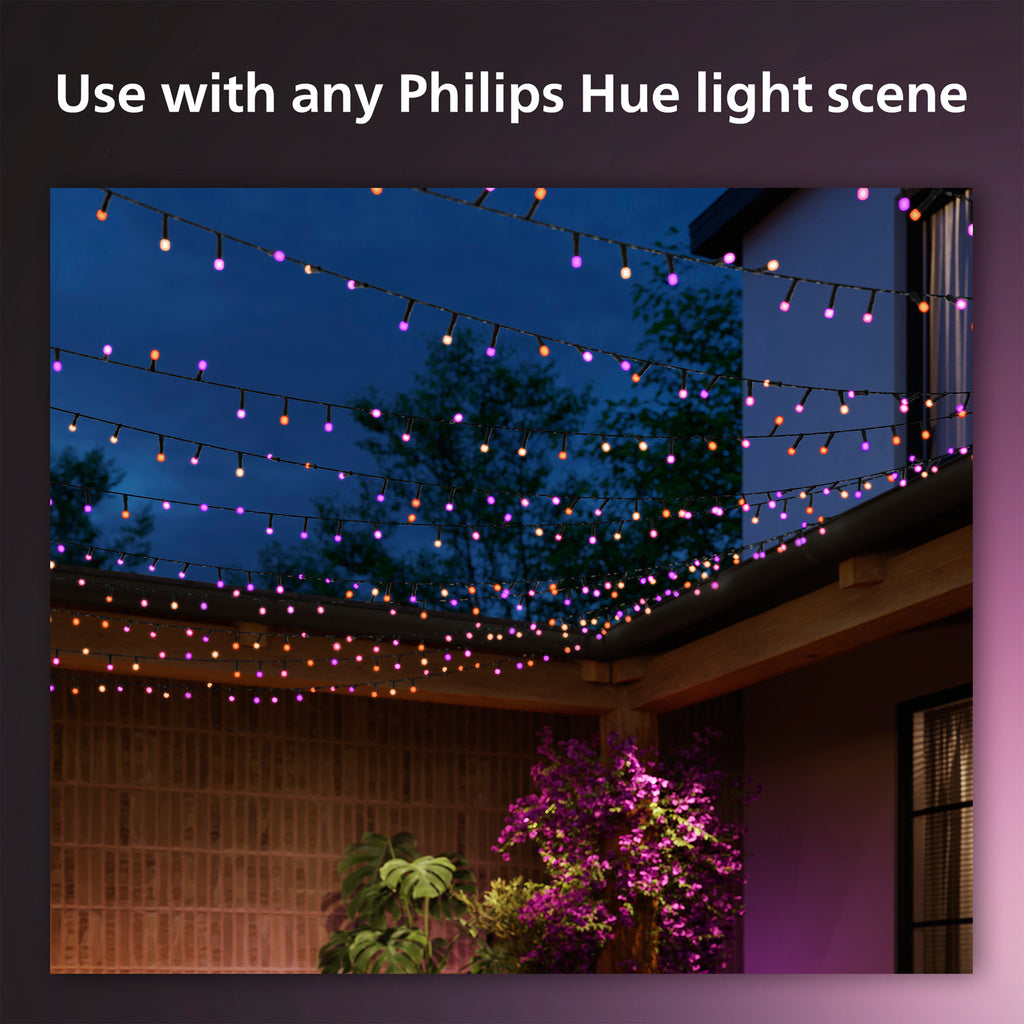 Philips hue Festavia ljusslinga Inom-/utomhus 500 LED 40m