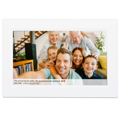 Smart fotoram 10,1" Wifi FRAMEO programvara PFF-1015W Vit