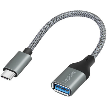 USB-C -hane till USB-A hona OTG 15W 0,15m