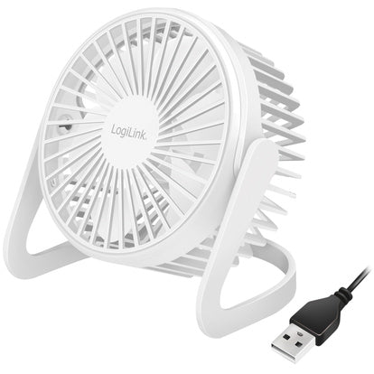USB-fläkt Ø12,7 cm Vit