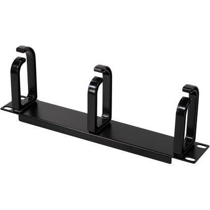 10"-kabelpanel med 3 fästen U1 Svart