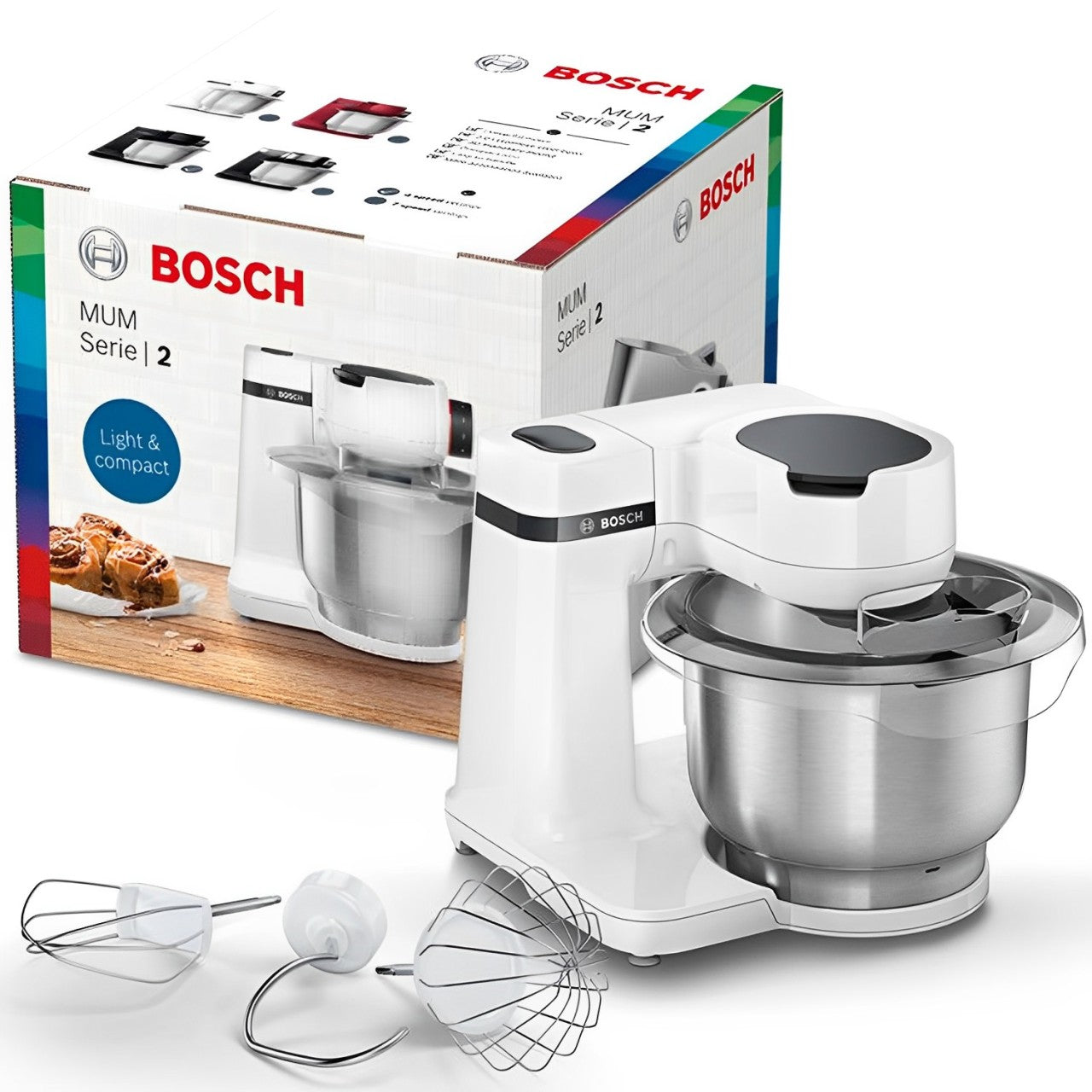 Bosch Köksmaskin MUMS2EW00 700watt 3,8l Bunke