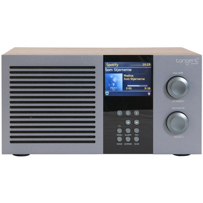 Radio Tre FM/DAB+/Internet Bluetooth Mono Valnöt