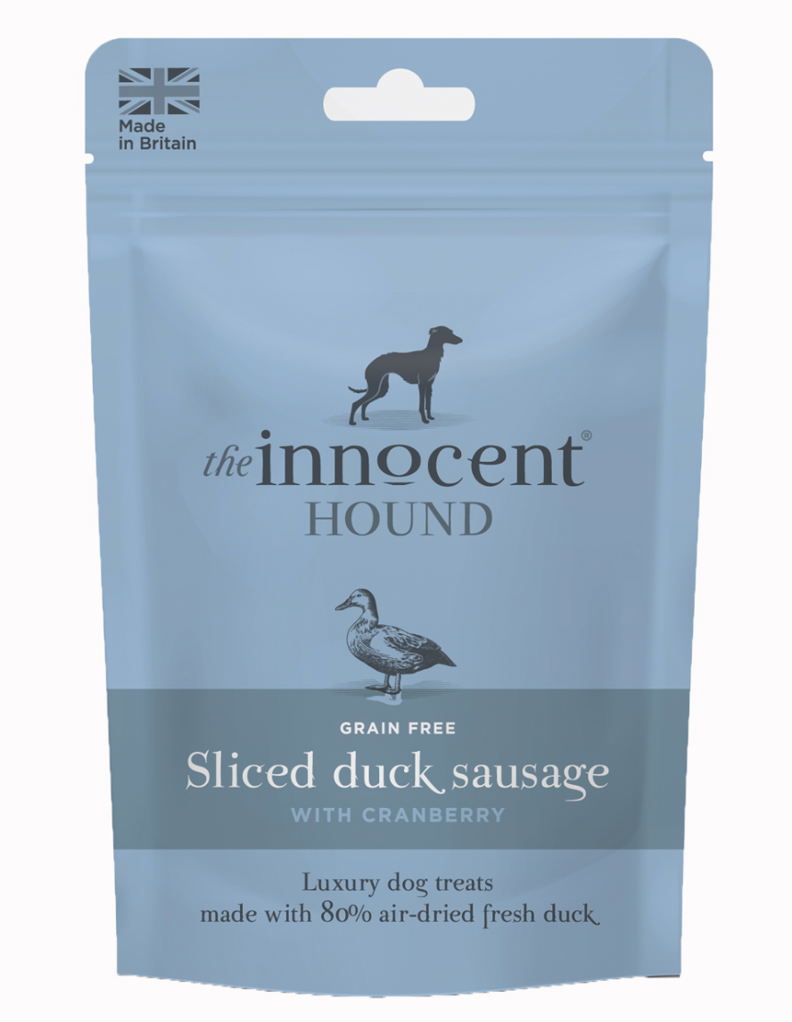 The Innocent Hound Sliced Duck Sausage 70G