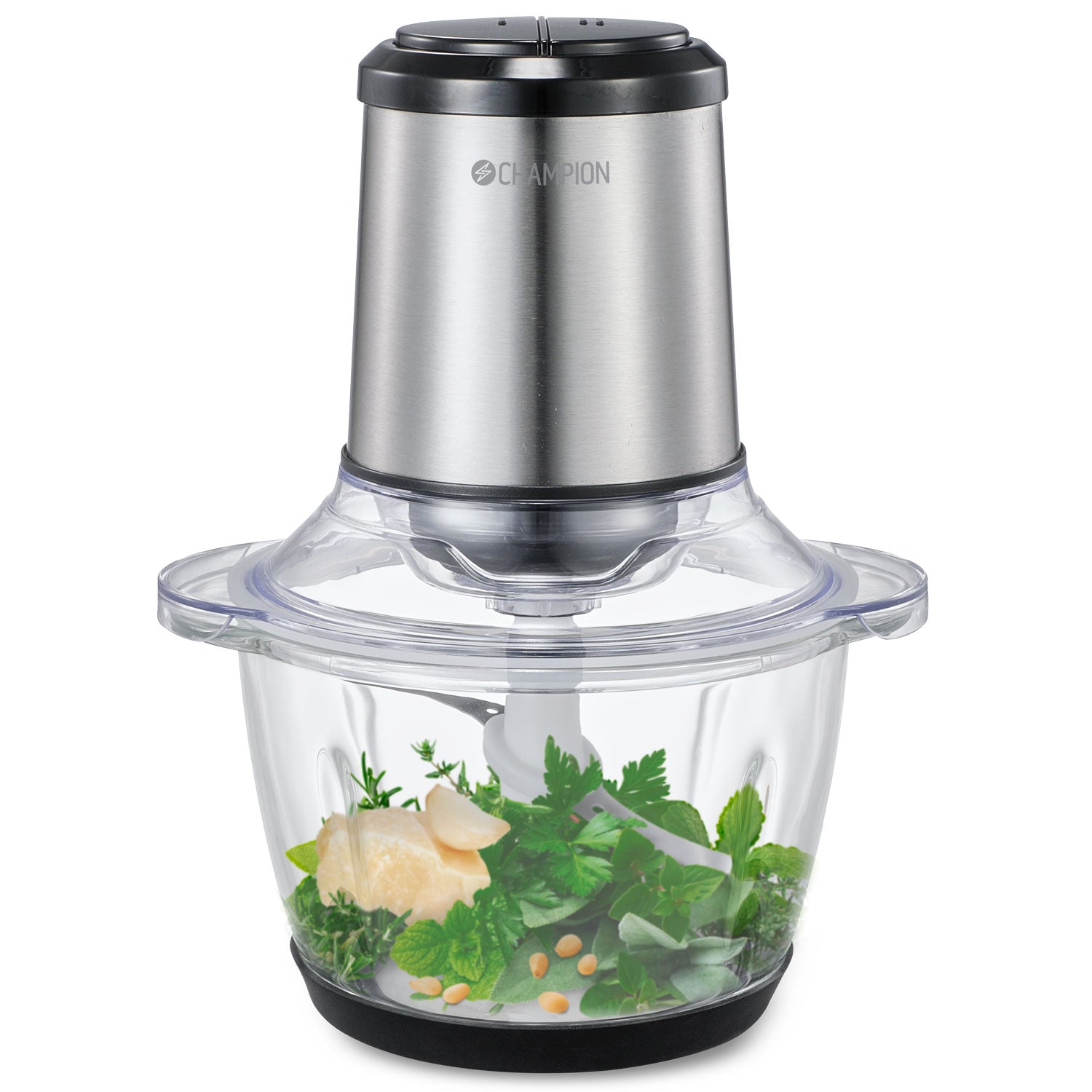 Mini Chopper 1,2L 400W Glasskål MC310 Rostfri