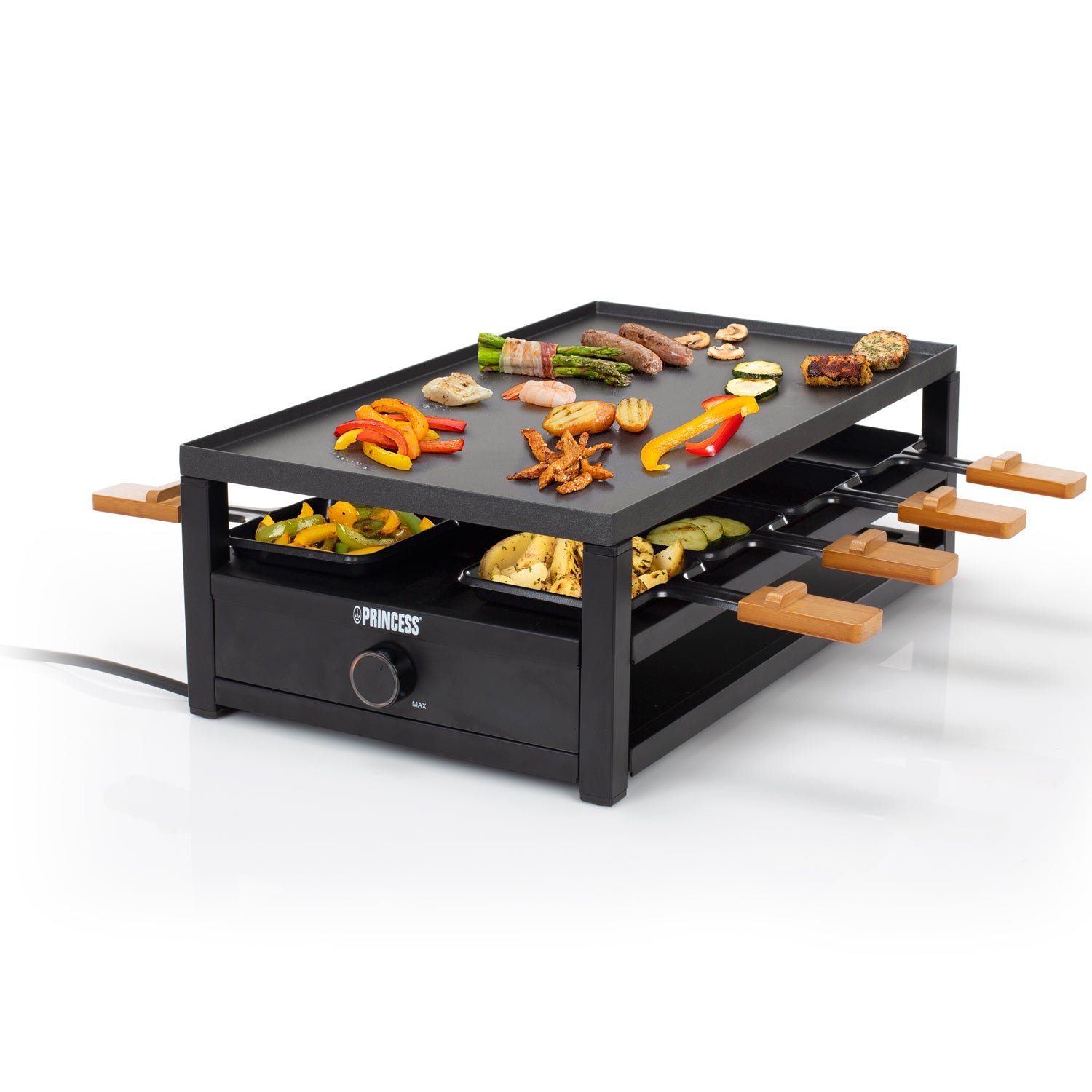 Raclette 162655 Black Steel Raclette för 8pers.