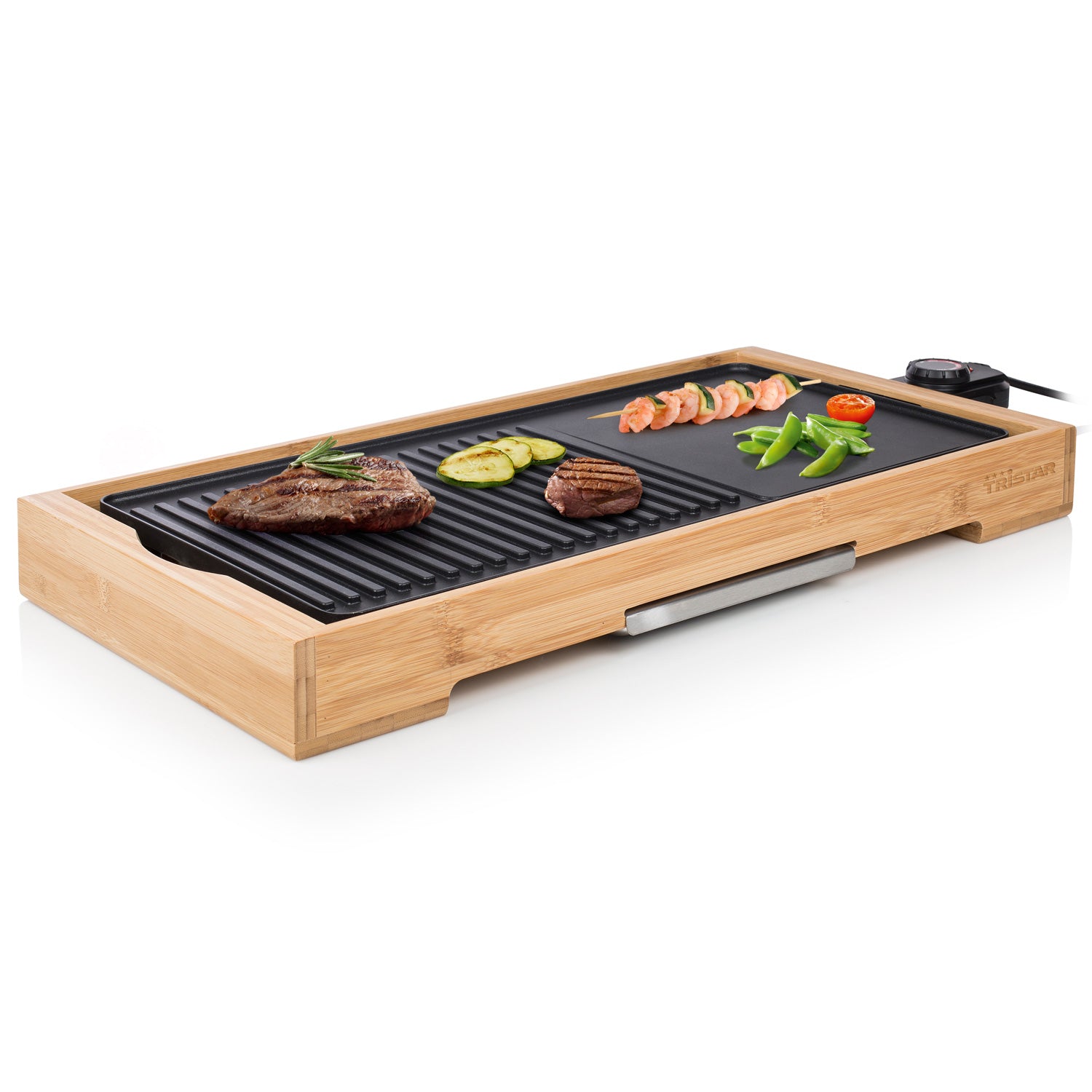 TRISTAR ELGRILL BAMBU XL PLANCHA