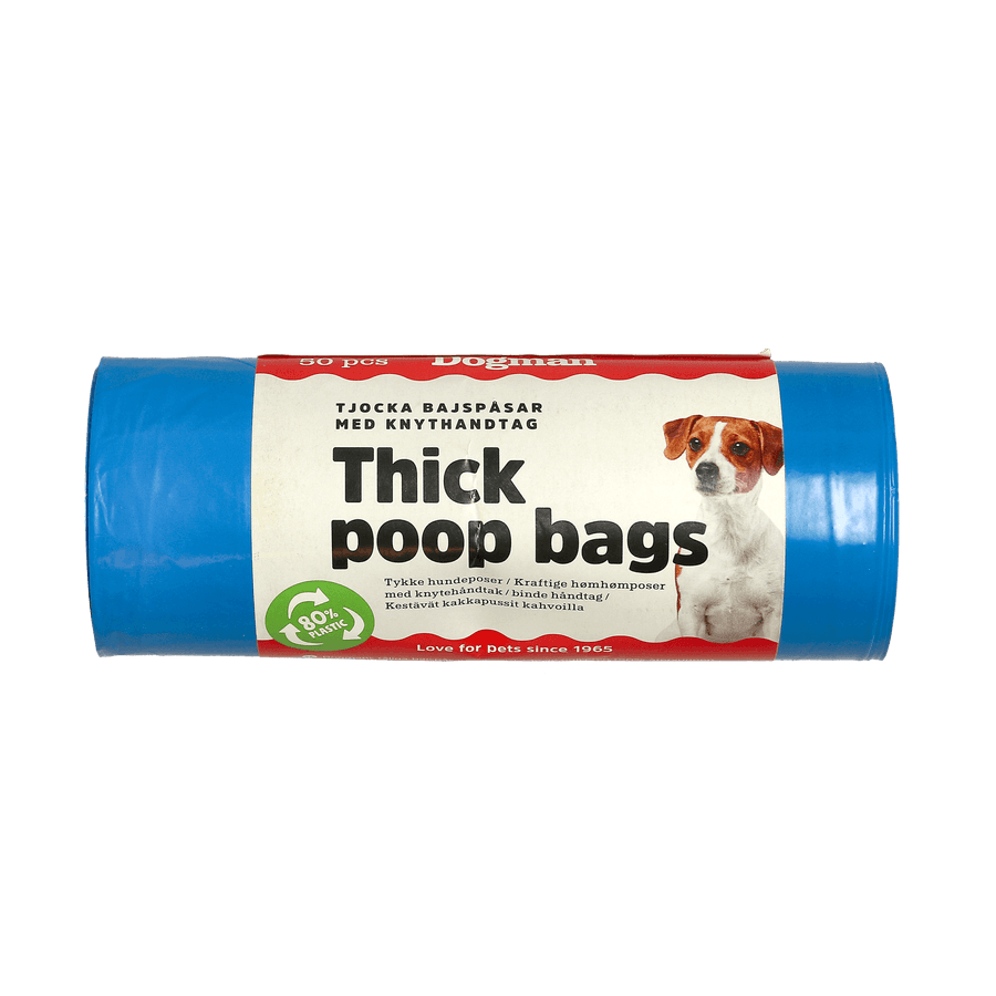 Bajspåsar med handtag 50p