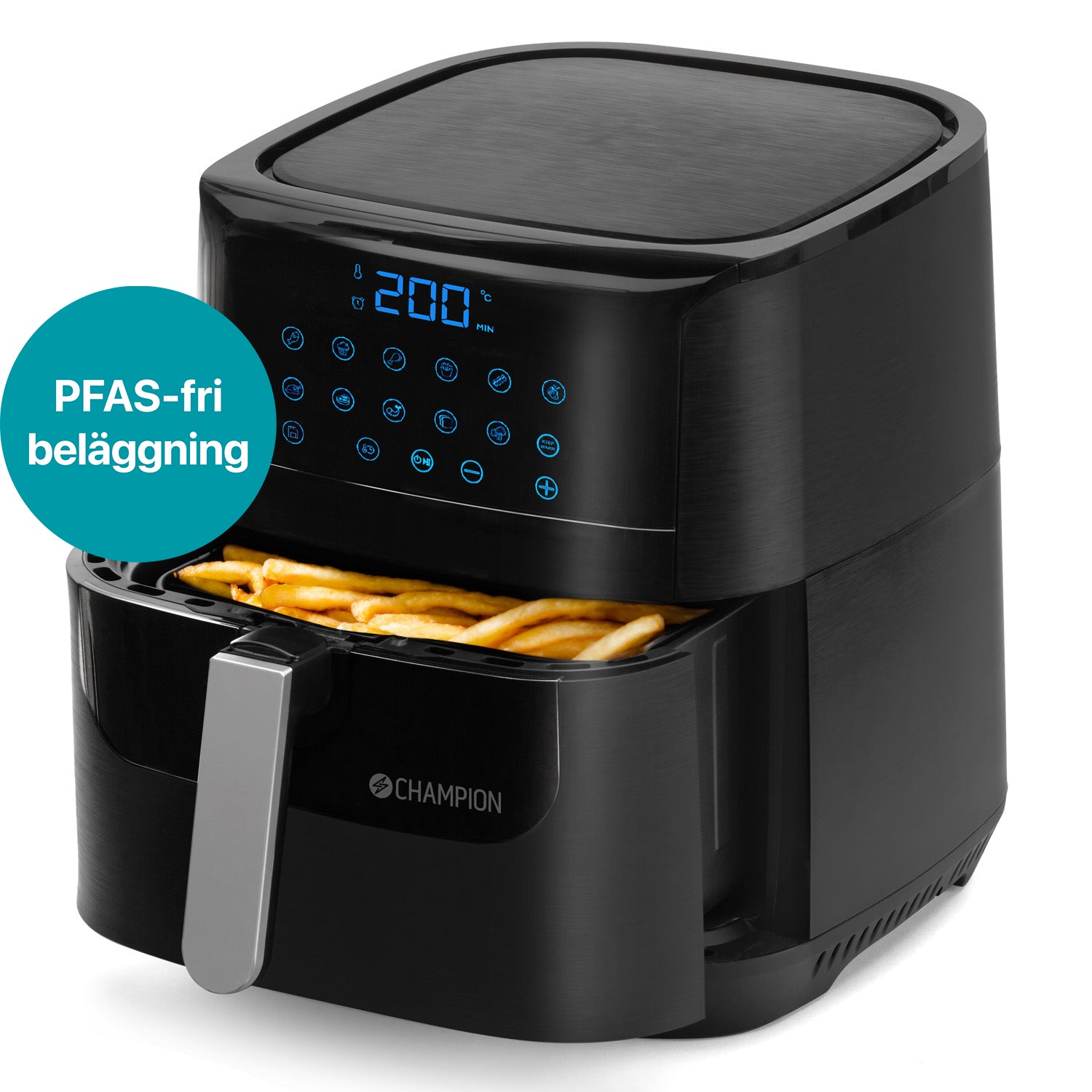 Air Fryer XL Ceramic 5,5L 1800W AF600 Svart