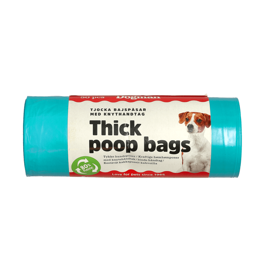 Bajspåsar med handtag 50p